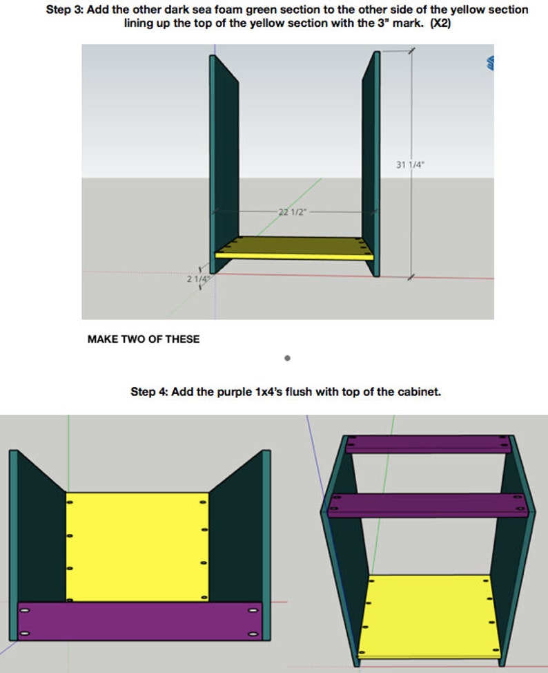 DIY Schreibtisch Möbel Plann Bild 7