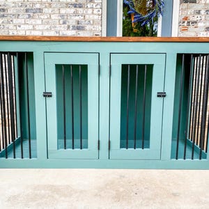 Double Dog Crate Furniture Building Plan