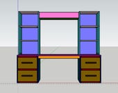 DIY Home Office Desk Printable Furniture Plan