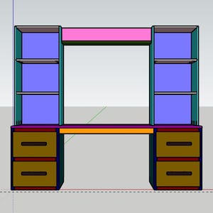 DIY Home Office Desk Printable Furniture Plan