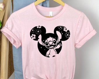 Mickey Mouse Head Stitch Tshirt, Mickey and Minnie disney vacation tshirt, Disney Family and couple tshirt, Disney youth and toddler tshirt