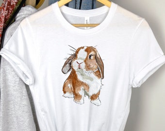 Bunny Shirt, Bunny Lover Shirt, Rabbit Lover Shirt, Easter Shirt, Easter Bunny Shirt, Cute Bunny Shirt, Animal Lover Shirt, Pocket Designs