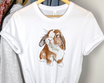 Bunny Shirt, Bunny Lover Shirt, Rabbit Lover Shirt, Easter Shirt, Easter Bunny Shirt, Cute Bunny Shirt, Animal Lover Shirt, Pocket Designs