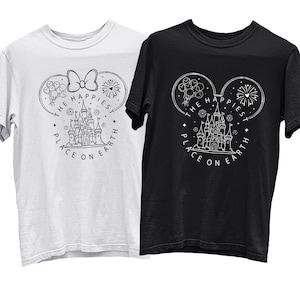 The Happiest Place One Earth Shirt, Disney Magical Castle Shirt, Mickey Castle Shirt, Disney Vacation Shirt, Magical Kingdom Shirt