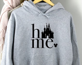 Home Disney Castle Hoodie, Disney Hoodie, Disney Castle Home Sweatshirt, Disneyland Hoodie, Disney Family Hoodie, Disney Sweatshirt