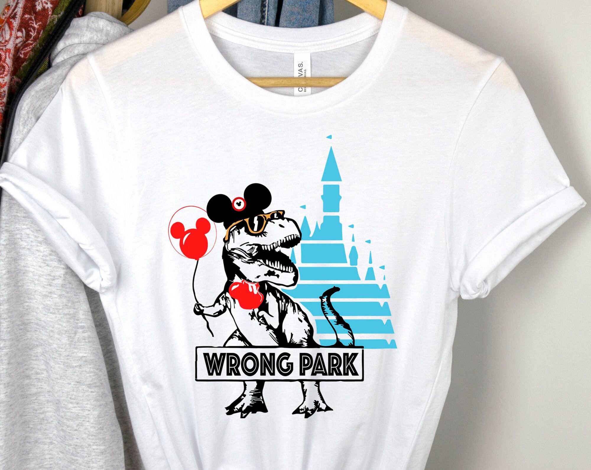 Discover Wrong Park T-Shirt, Disney Shirt, Matching Family Shirts, Funny Disney Dinosaur Shirt, Disney Family Vacation Tee, Disney World Family Shirt