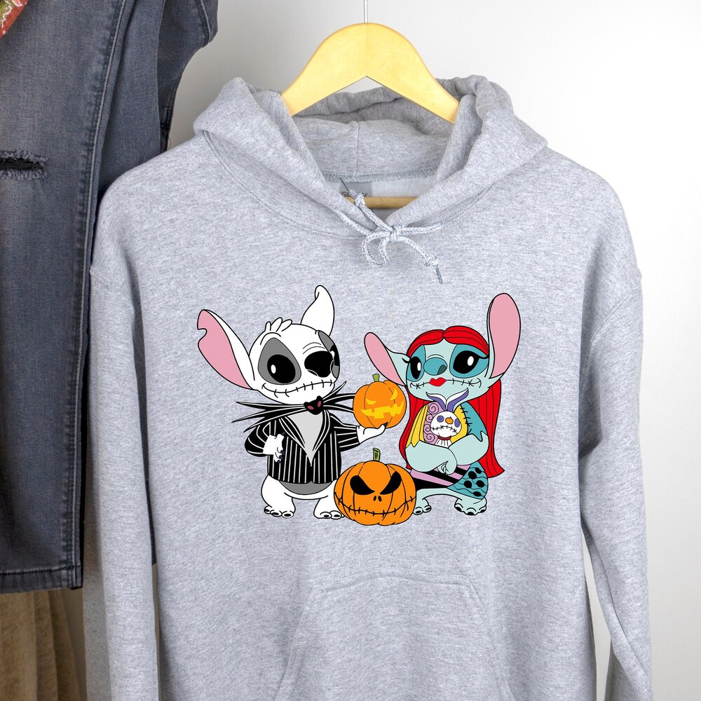 Stitch Halloween Hoodie, Lilo And Stitch Halloween Sweatshirt, Disney Halloween Hoodie, Disney Halloween Party, Halloween Hoodie, Stitch