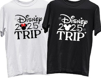 Disney 2025 Shirts, Disneyworld Shirts, Disney Vacation T-shirt, Disney Couple Shirt, Disney Clothes, Disney Trip Shirts, Disney Trip 2025