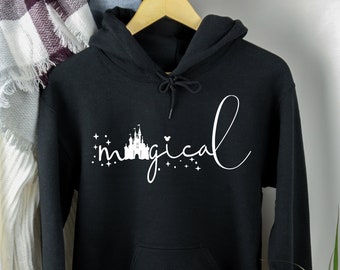 Magical disney Hoodie, Mickey and Minnie disney sweatshirt, Disney Family and couple hoodie, Disney youth and toddler, magical castle