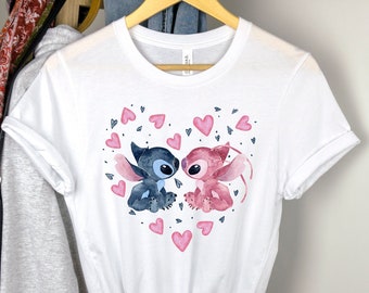 Stitch Shirt, Lilo and Stitch Love shirt, Love and Stitch, Disney Shirt, Graphic Tee, Lilo Tshirt, Stitch Lilo Tshirt, Disney vacation shirt