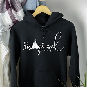 Magical disney Hoodie, Mickey and Minnie disney sweatshirt, Disney Family and couple hoodie, Disney youth and toddler, magical castle