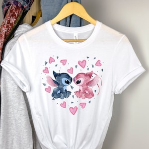 Stitch Shirt, Lilo and Stitch Love shirt, Love and Stitch, Disney Shirt, Graphic Tee, Lilo Tshirt, Stitch Lilo Tshirt, Disney vacation shirt
