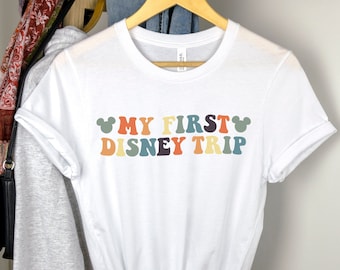 Mi primera camisa de viaje de Disney, camisa de Disney, camiseta de 1th Disney Trip, camiseta de vacaciones de Disney, camiseta de Disney a juego familiar, mi primer viaje de Disney