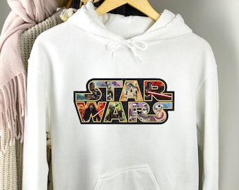 Star Wars Hoodie, Star Wars Disney Hoodie, Best Design Star Wars Sweatshirt , Starwars hoodie, Disney sweatshirt, Cool Disneyland Hoodie