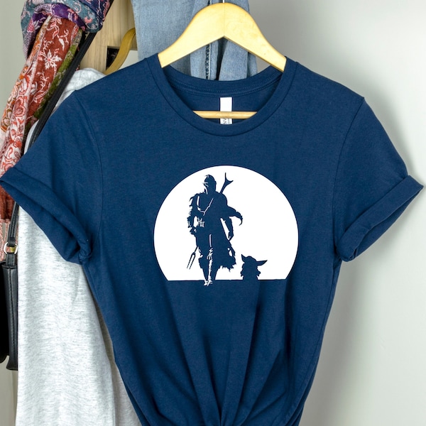Baby Yoda Disney Shirt, Disney Familie und Paar Tshirt, Disney passendes Shirt, Disney Mandalorian und Star Wars Shirt, grogu, Mandalorian