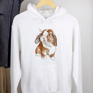 Rabbit hoodie clearance