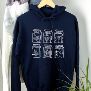 Milk Container Hoodie, Feminist Plant Sweatshirt, Based Vegan Hoodie, Vegetarian Hoodie, Vegan clothing, Vegan gift, Women Clothing