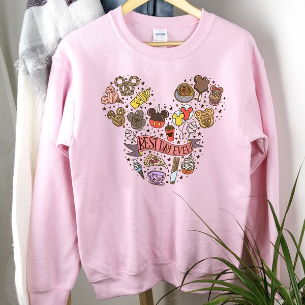Mickey Best Day Ever Color Hoodie, Disney Family, Sweatshirt Mickey, Mickey, Disneyworld, Disneyland, Minnie, Snack Goals, Kids Toddler Baby