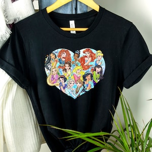 Disney Prinzessin Tshirt, Disney Familie und Paar Tshirt, Disney Jugend und Kleinkind Tshirt, Disney Girls Trip Princesses und Cinderella Shirts