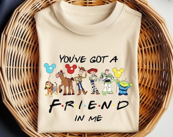 You've Got A Friend In Me Toy Story Shirt, Disney Toy Story Shirts, Toy Story Friends Shirt, Woody Buzz World Shirt,Disney Vacation 2025 Tee