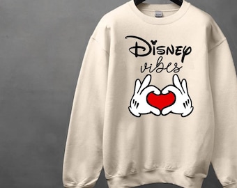 Disney Vibes Sweatshirt, Disney Inspired Vibes Disney Sweater, Mickey Disney Vibes Shirt,Mickey Mouse Shirt,Disney Family Shirt,Disney Shirt