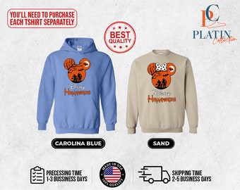 Disney Halloween Couple Hoodie, Halloween Disney Mickey Minnie Sweatshirt, Mickey Autumn Hoodie, Disney Halloween Party Sweatshirt