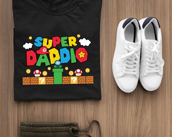 Super Daddio Tshirt, Funny Dad Tshirt, Father's Day Tshirt, Super Dad Tshirt, Gamer Daddy Tshirt, Father Gift shirt, Fathers Day Gift Funny