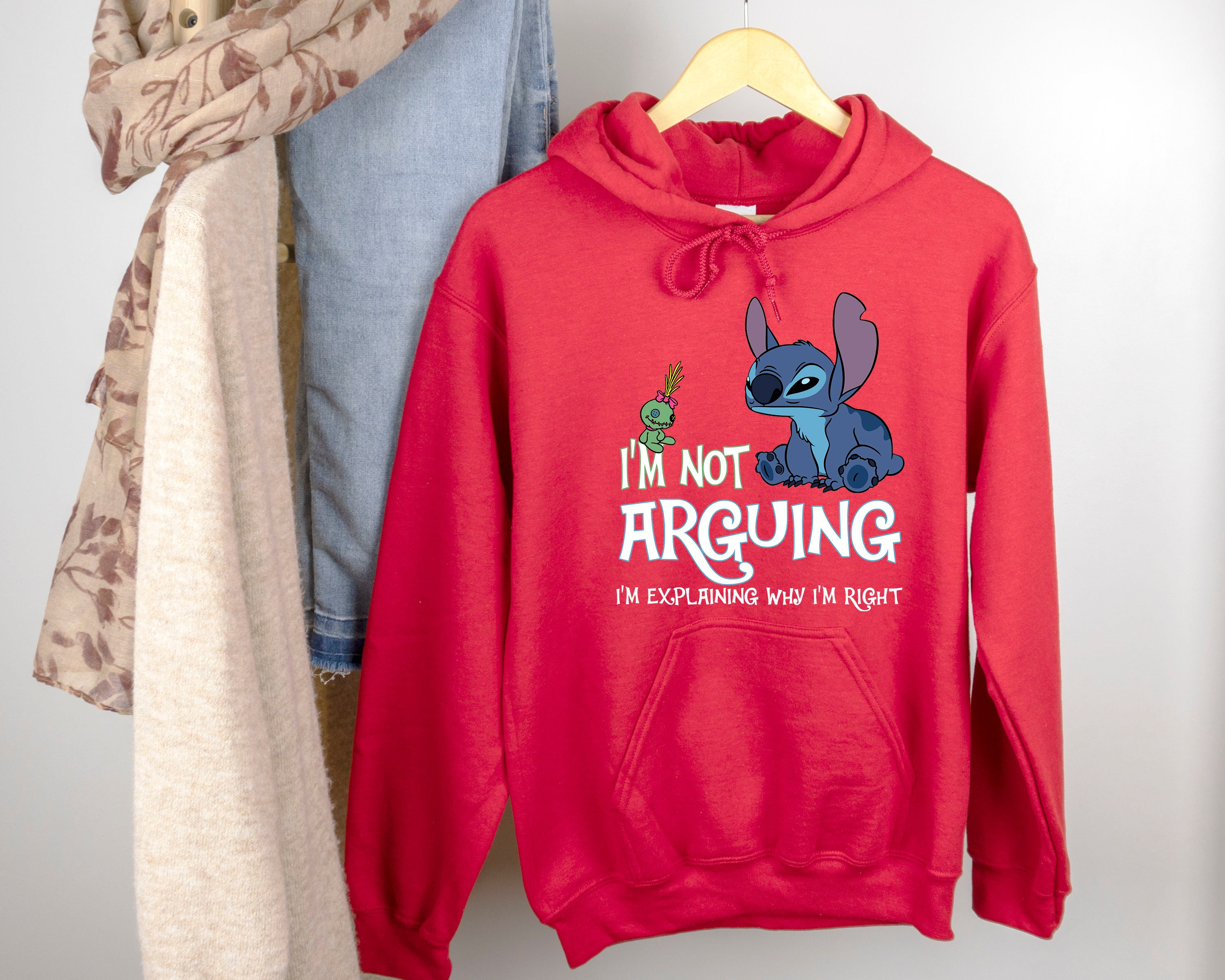 Buy I'm Not Arguing Stitch Hoodie, Disney Stitch Hoodie, Lilo and