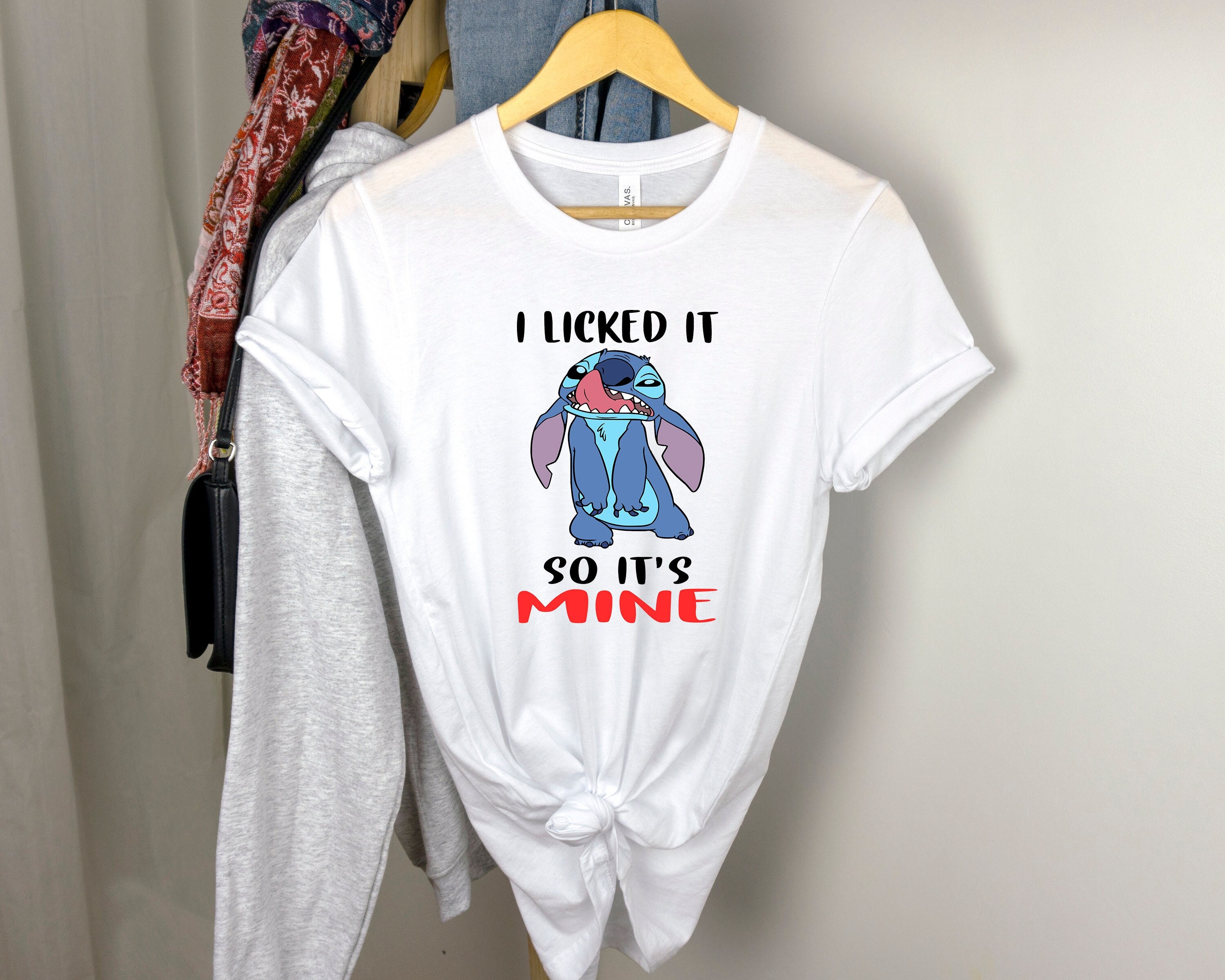 Stitch I Licked It so It's Mine Shirt, Disney Stitch Shirt, Lilo and  Stitch, Disney Movie Shirt, Ohana Means Family Shirt, Disney Shirt - Etsy