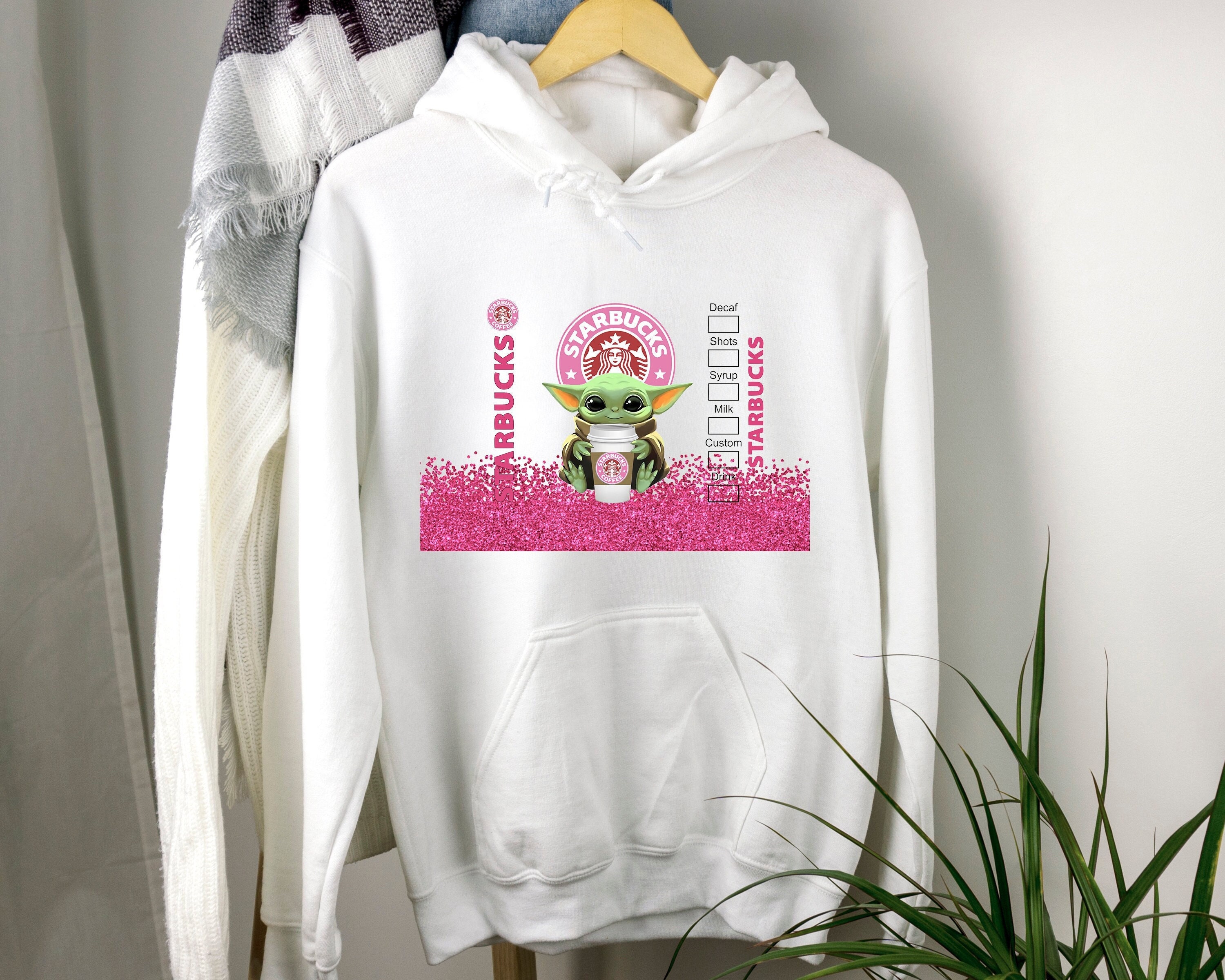 Baby yoda starbucks sweatshirt hotsell