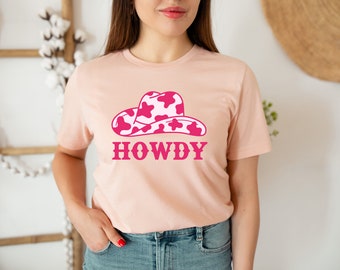 Howdy T-Shirt, Vintage Country T-Shirt, Southern Style Shirt, Western Grafik T-Shirt, Texas Vintage Shirt, Rodeo Shirt, Cowboy Cowgirl T-Shirt