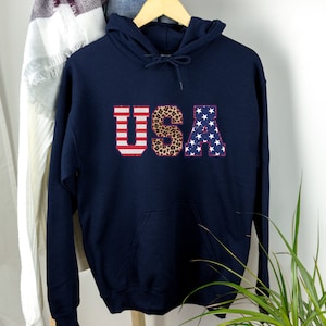 USA Hoodie, America Sweatshirt, 4th of July Hoodie, Vintage USA Sweatshirt, 4th of July Sweatshirt, USA Sweatshirt, America Hoodie
