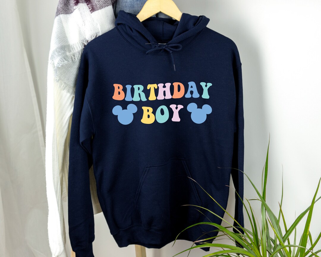 Birthday Boy Mickey Hoodie, Birthday Boy Sweatshirt, Birthday Boy