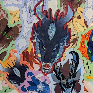 Queens of Pyrrhia Wings of Fire Stickers