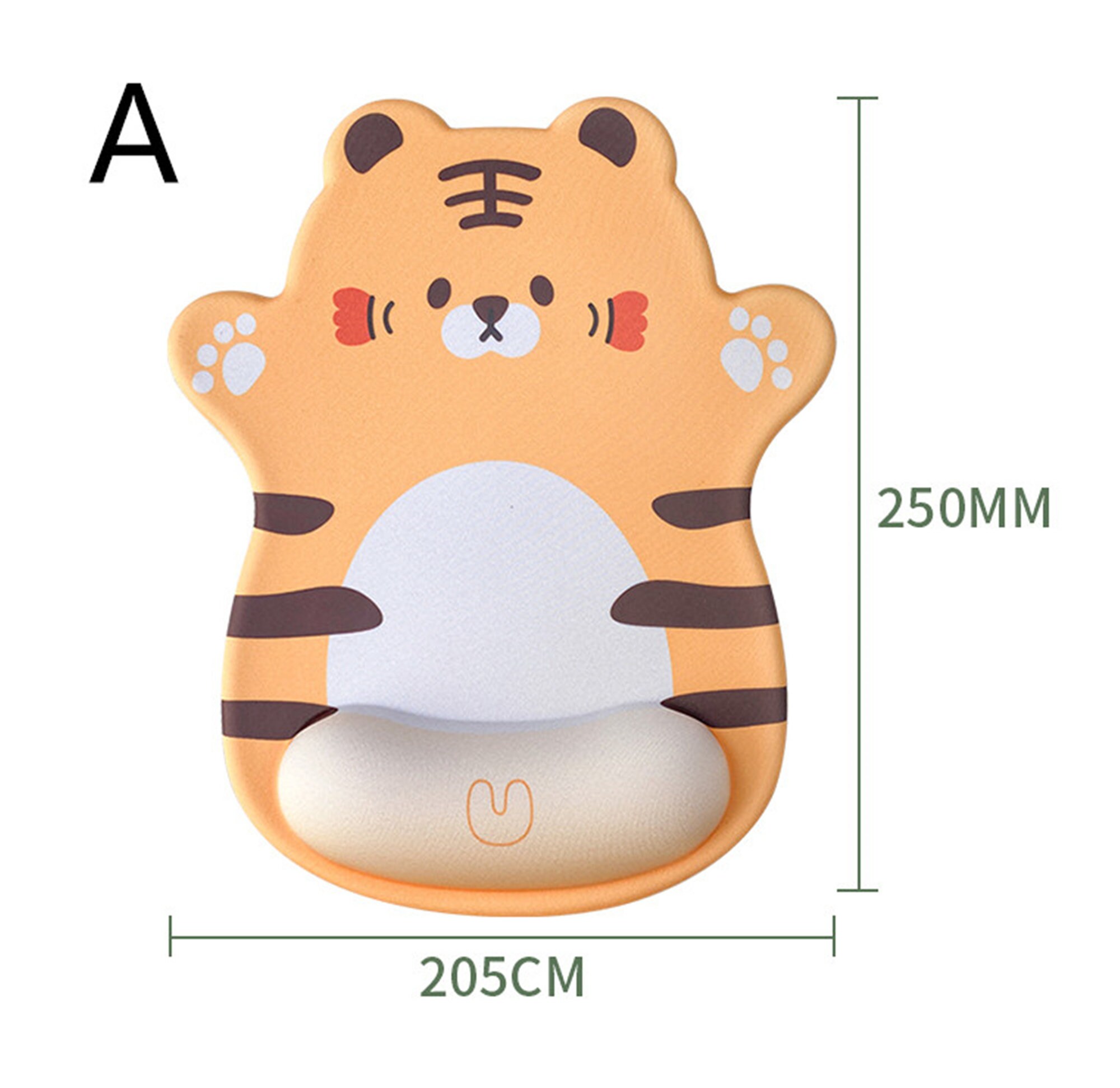 Cute Tiger Mouse Pad Non-slip Soft Desk Pad Protect the - Etsy