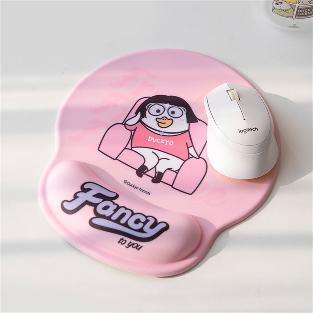 Fancy Duck Mouse Pad Funny Silicone Mouse Pad Non slip Etsy