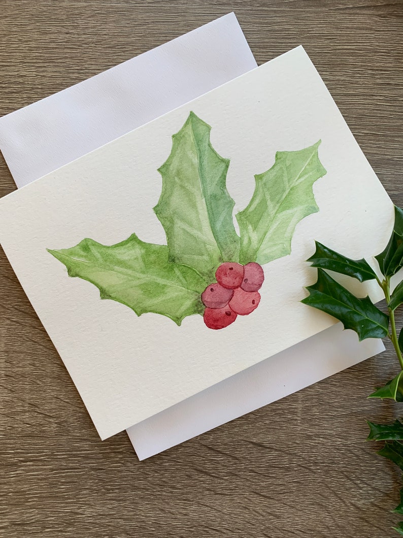 Hand Painted Christmas Cards 