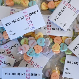 Genetics Conversation Hearts - Edible Conversation Hearts Customized to Genes Associated with Cardiovascular Conditions