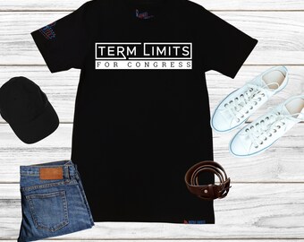 Term Limits Black T-Shirt