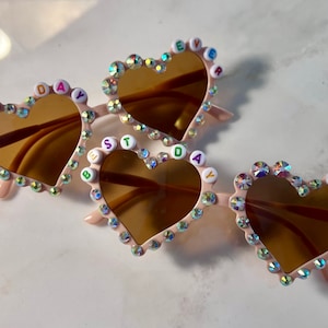 Heart Shaped Sunglasses for Kids ~ Birthday Party ~ Disney Trip ~ Photo Shoot ~Beach Trip