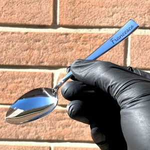 Cucchiaino inciso personalizzato con testo, incisione e personalizzazione con testo a scelta, regalo personalizzato, bomboniere, compleanno