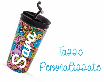 Tasse Thermique I-Drink en Acier Thermos I-Total avec Gravure Incluse Double Paroi Personnalisable 350ml - 260ml | Cadeau pour les petits amis