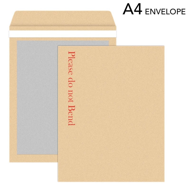 Rigid Cardboard Envelopes: Brown Recycled Mailers, 'do Not Bend' - Etsy