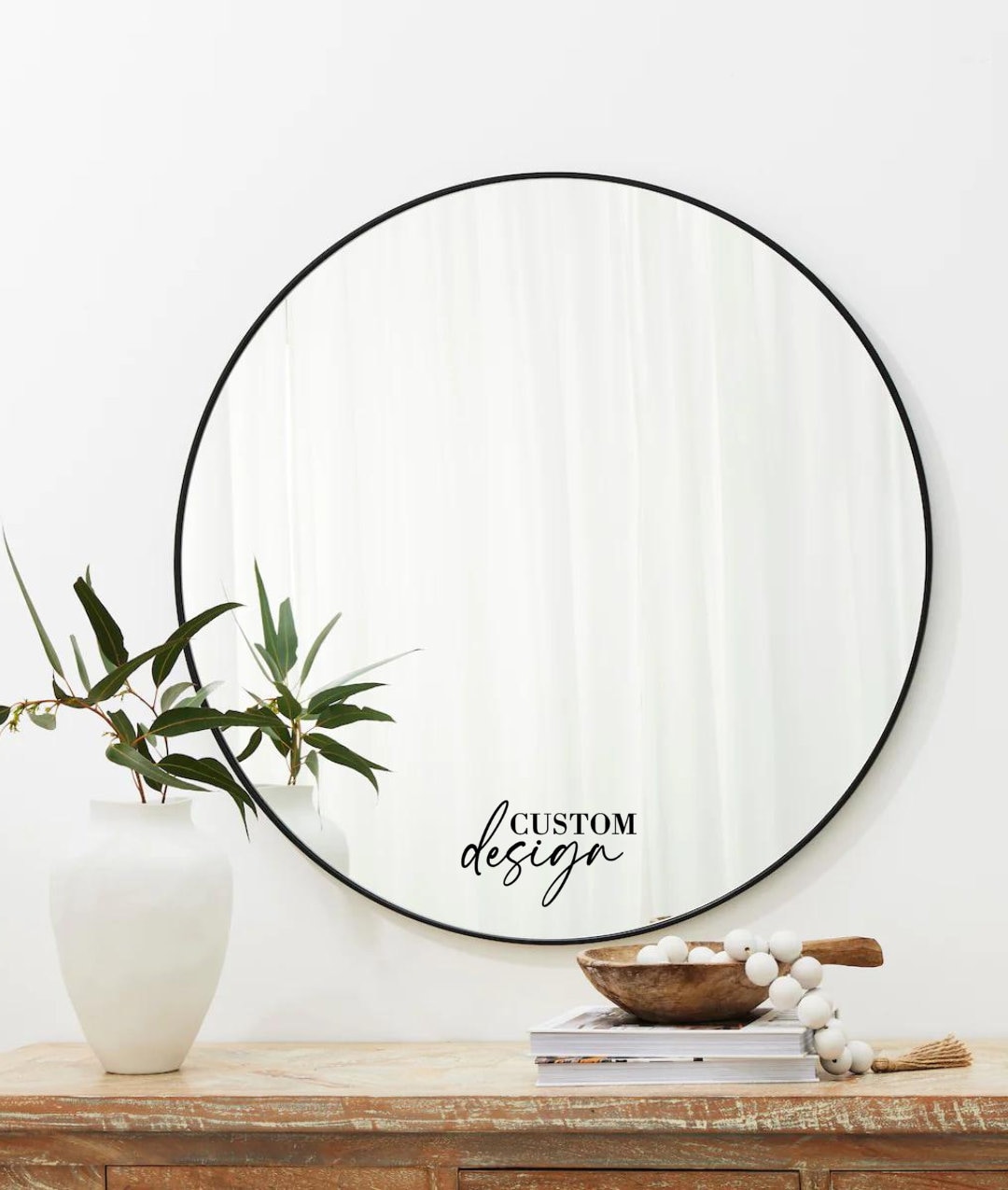 Custom Mirror Sticker Custom Decal Mirror Vinyl Decals Mirror Stickers