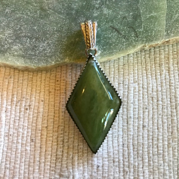 Mexico Idocrase and Sterling Pendant