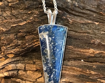 Chilean Lapis Lazuli and Sterling Necklace