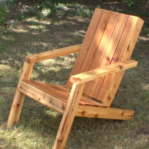 Modern Adirondack Chair DIY Plans: Easy Build (PDF)