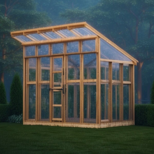 Greenhouse plans (build ANY SIZE greenhouse) Simple building block style modular greenhouse plans