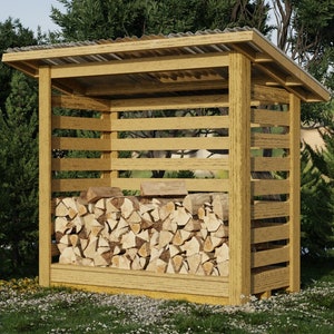 Firewood Shed Plans: Easy Build, Backyard Storage (Digital Download)
