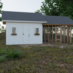 Ameraucana Chicken Coop Plans: 8x10 Walk-In Design (PDF Download)